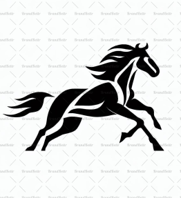 Galoppierendes Pferd
